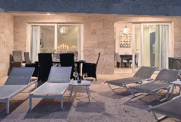 Seaside Villa Retreat with Pool in Trogir