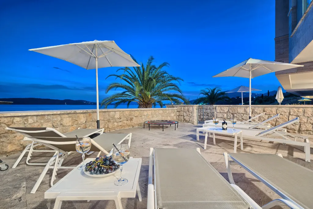 Seaside Villa Retreat with Pool in Trogir