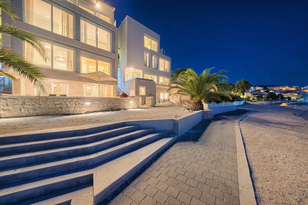 Seaside Villa Retreat with Pool in Trogir