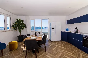 Modern Seaside Apartment with Terrace in Trogir