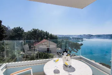 Modern Seaside Apartment with Terrace in Trogir