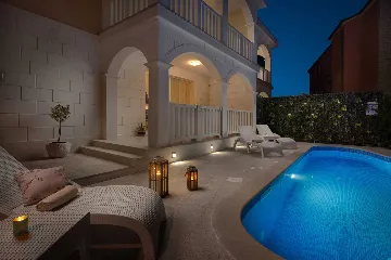 Family Villa with Pool in Grebastica
