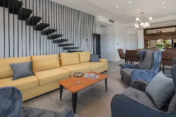 Elegant Seaview Villa with Pool in Okrug Gornji