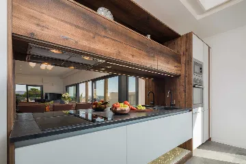 Elegant Seaview Villa with Pool in Okrug Gornji