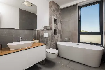 Elegant Seaview Villa with Pool in Okrug Gornji