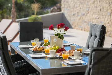 Elegant Seaview Villa with Pool in Okrug Gornji