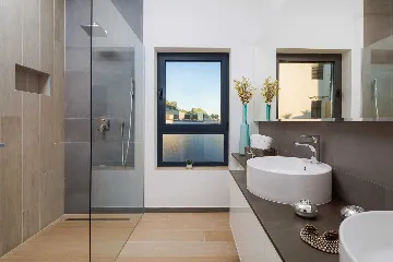 Elegant Seaview Villa with Pool in Okrug Gornji