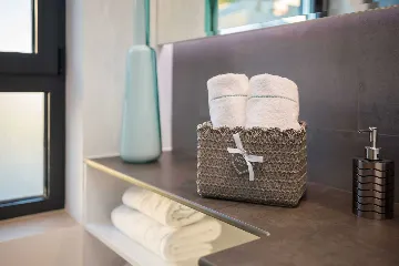 Elegant Seaview Villa with Pool in Okrug Gornji