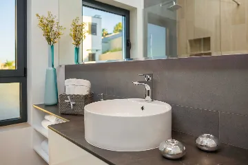 Elegant Seaview Villa with Pool in Okrug Gornji