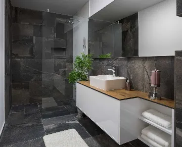 Elegant Seaview Villa with Pool in Okrug Gornji