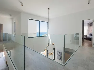 Contemporary Seaside Villa with Pool in Okrug Gornji