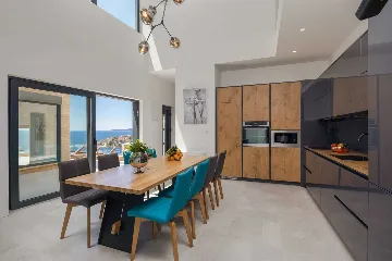 Contemporary Seaside Villa with Pool in Okrug Gornji
