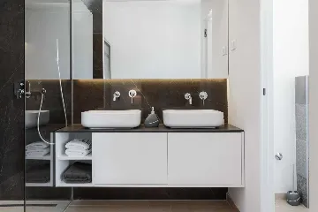 Contemporary Seaside Villa with Pool in Okrug Gornji