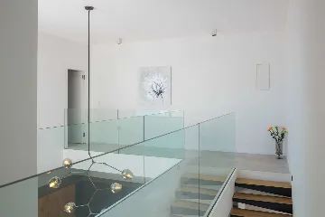 Contemporary Seaside Villa with Pool in Okrug Gornji