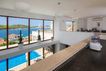 Modern 5-Bedroom Villa with Heated Pool in Rogoznica