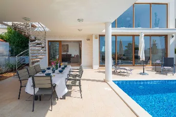 Modern 5-Bedroom Villa with Heated Pool in Rogoznica
