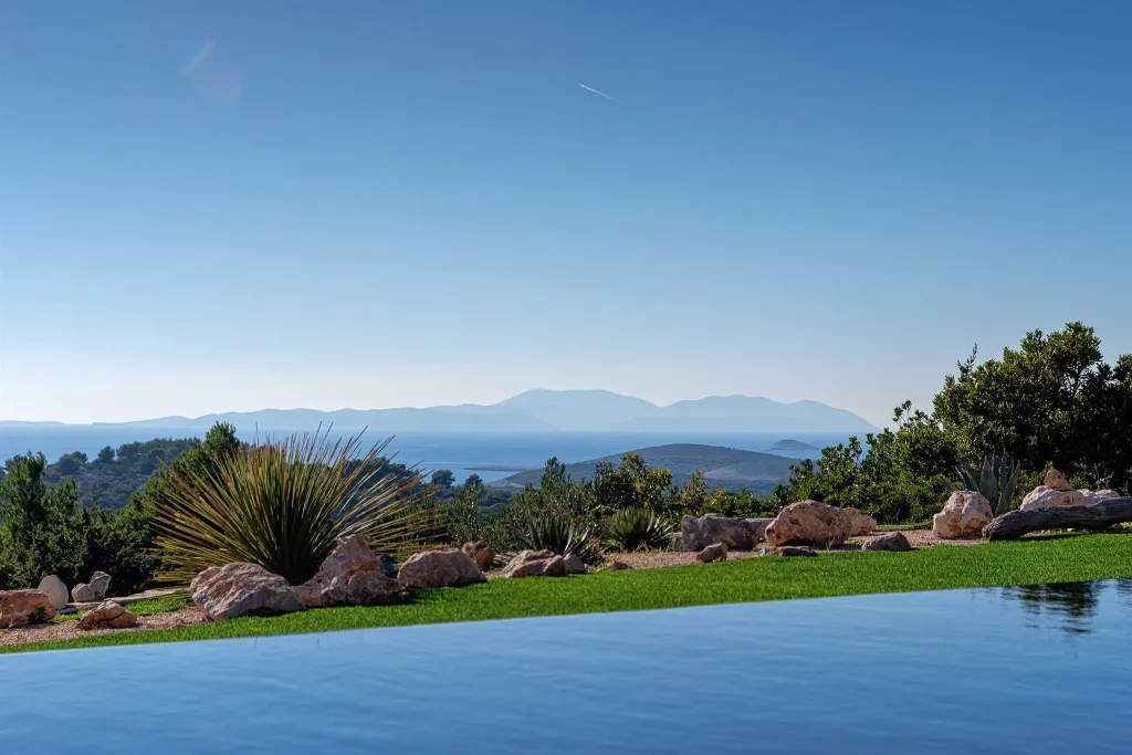 Modern Villa Retreat with Heated Pool in Hvar