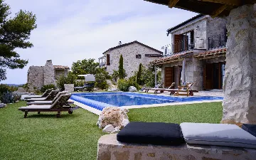 Modern Villa Retreat with Heated Pool in Hvar