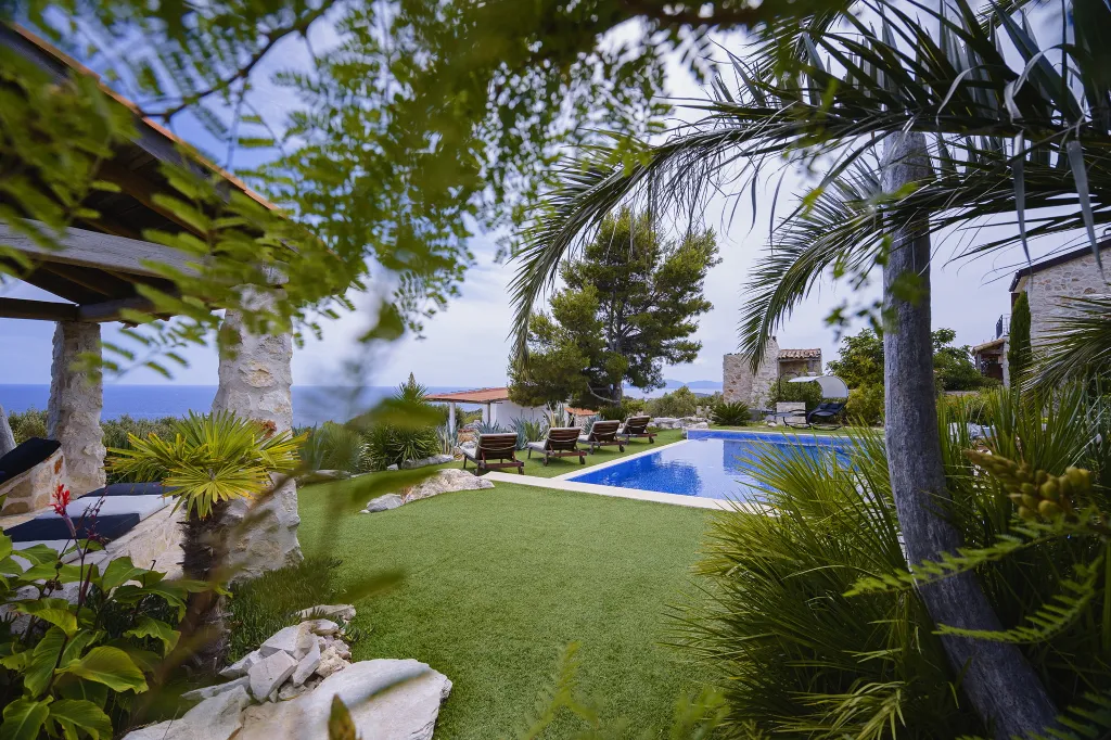 Modern Villa Retreat with Heated Pool in Hvar