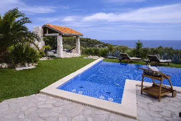 Modern Villa Retreat with Heated Pool in Hvar