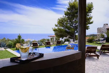 Modern Villa Retreat with Heated Pool in Hvar