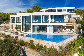 Contemporary Villa with Infinity Pool in Hvar