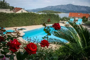 Spacious Seaside Villa with Pool in Lumbarda