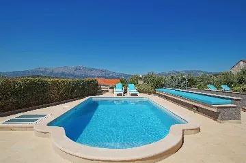 Spacious Seaside Villa with Pool in Lumbarda