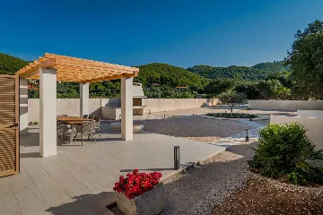 Seaside Villa with Heated Pool in Prižba