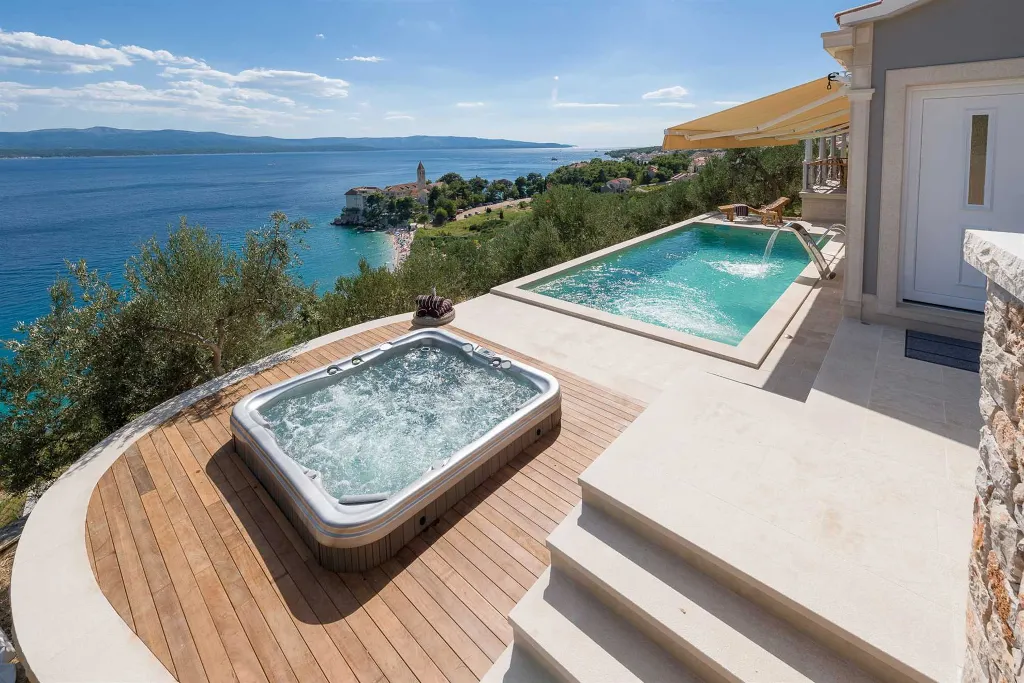 Modern Villa with Pool and Sauna in Bol