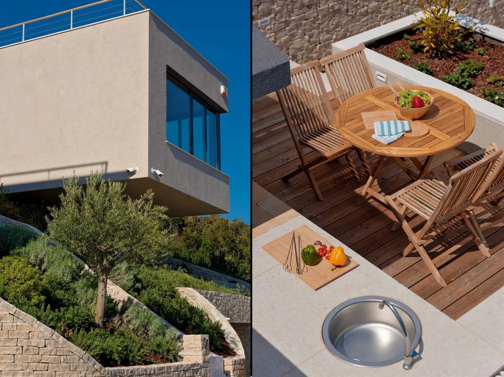 Modern Seaside Villa with Pool Žrnovo