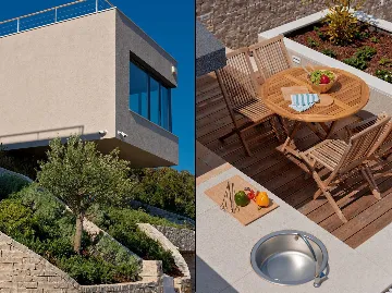 Modern Seaside Villa with Pool Žrnovo