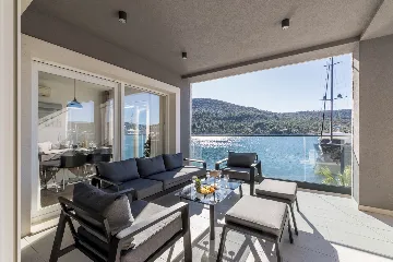 Seaside Villa Retreat with Pool in Marina