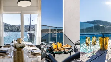 Seaside Villa Retreat with Pool in Marina