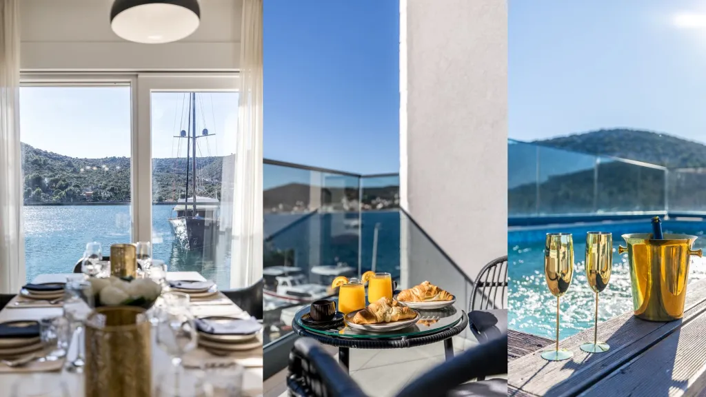 Seaside Villa Retreat with Pool in Marina