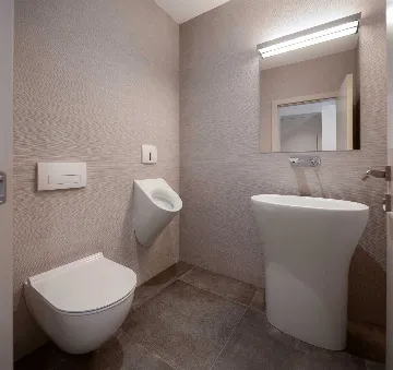 Contemporary Seafront Villa with Heated Pool in Okrug Gornji