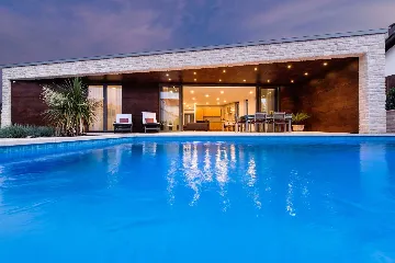 Modern Villa with Pool and Mooring in Korčula
