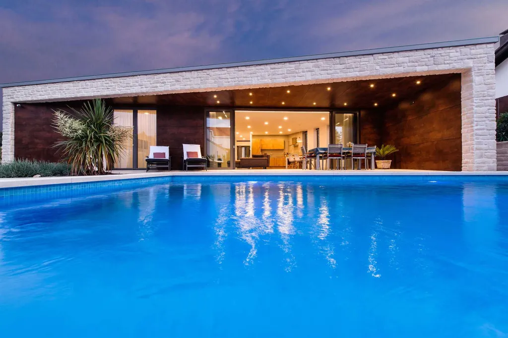 Modern Villa with Pool and Mooring in Korčula