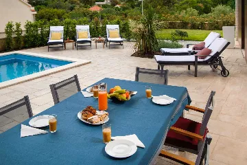 Modern Villa with Pool and Mooring in Korčula
