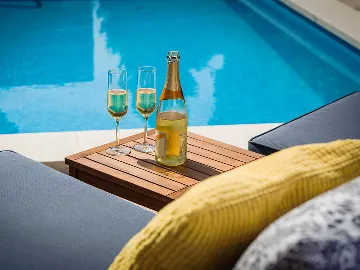 Modern Villa with Pool and Mooring in Korčula