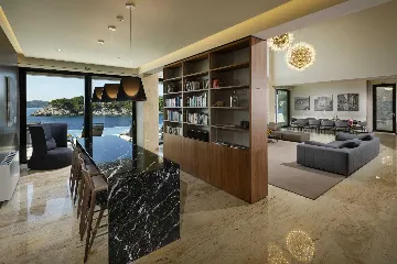 Seafront Serenity Villa with Infinity Pool, Štikovica