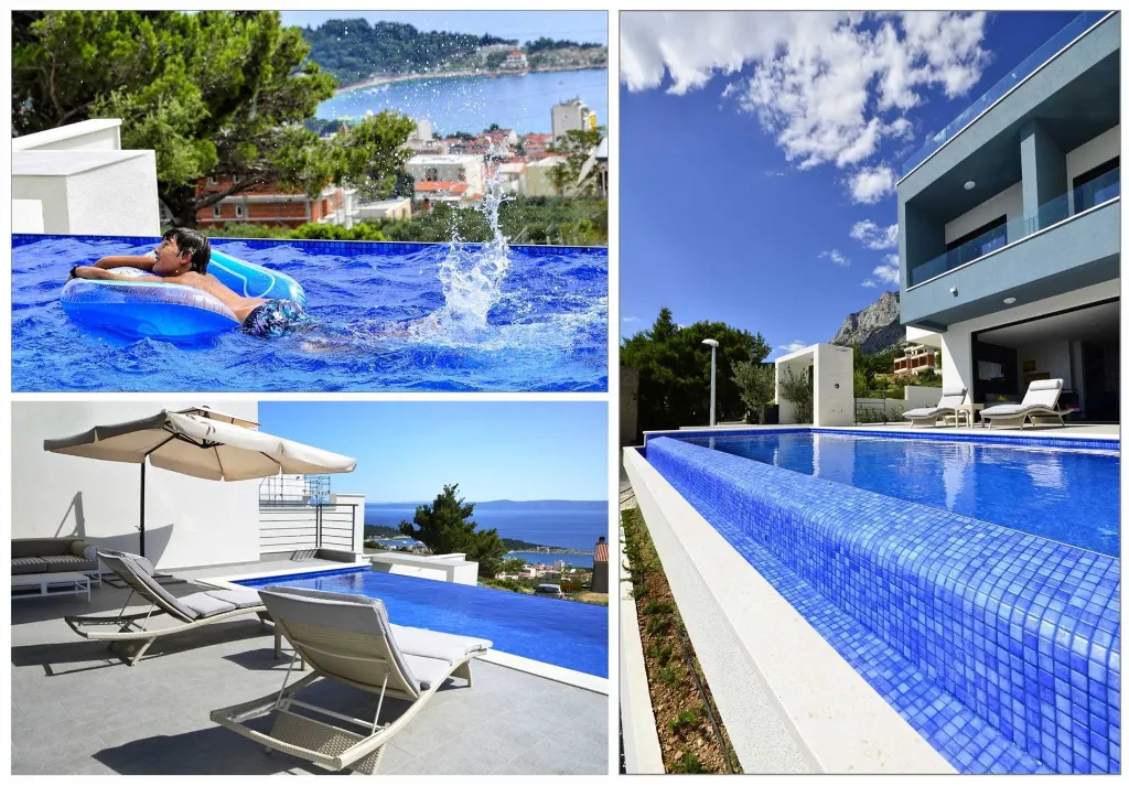 Modern 4-Bedroom Villa with Heated Pool in Makarska