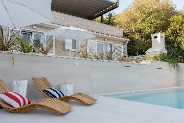 Modern Island Villa with Infinity Pool, Korčula