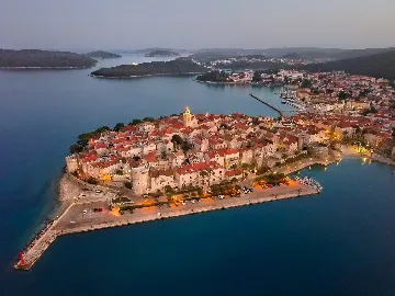 Modern Island Villa with Infinity Pool, Korčula