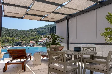 Modern Island Villa with Infinity Pool, Korčula