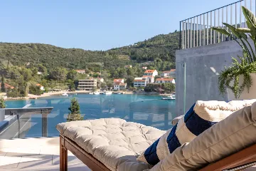 Modern Island Villa with Infinity Pool, Korčula