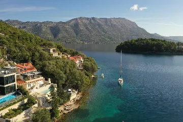 Modern Island Villa with Infinity Pool, Korčula