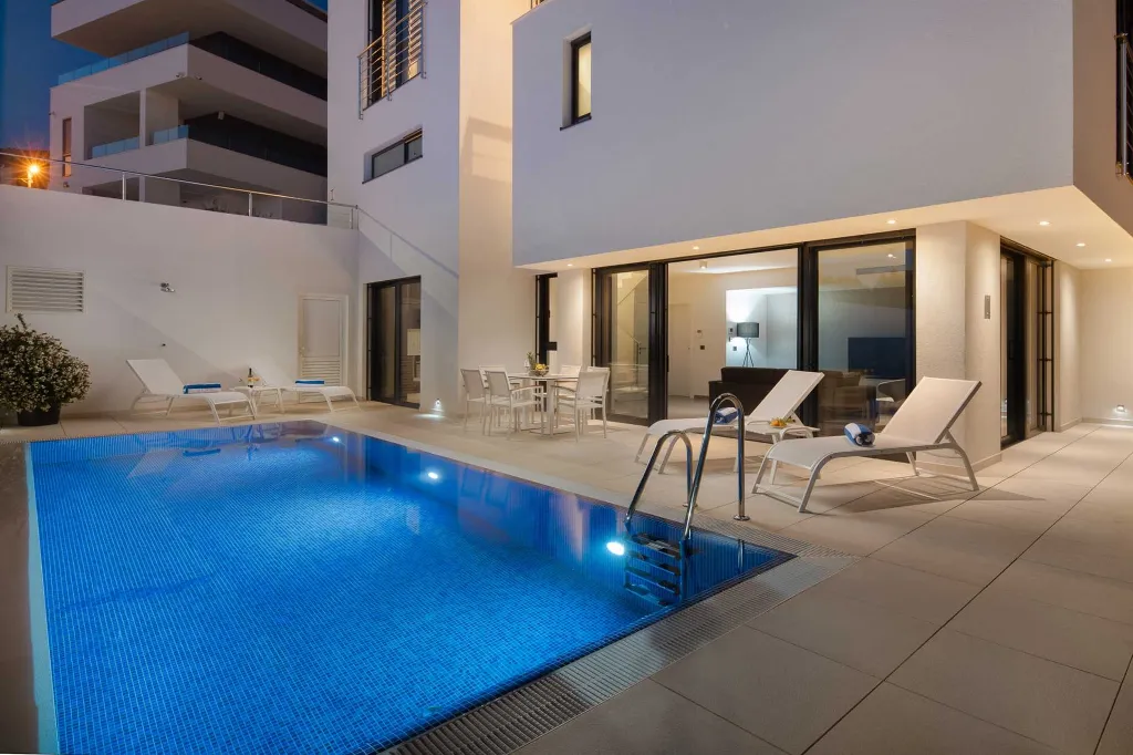 Modern Villa Retreat with Pool in Seget Donji