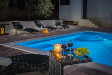 Poolside Family Villa in Kaštel Sućurac near Split