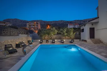 Poolside Family Villa in Kaštel Sućurac near Split